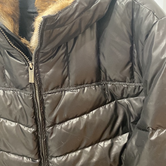 JACK  & JONES DOWN JACKET WITH REAL FUR - Picture 5 of 17